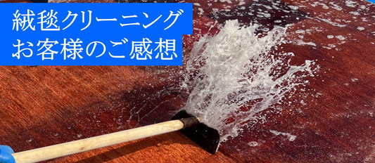 クリーニングを利用されたお客様のご感想 - ギャッベ(ギャベ)&ペルシャ絨毯の店オリエンタルムーン【公式】