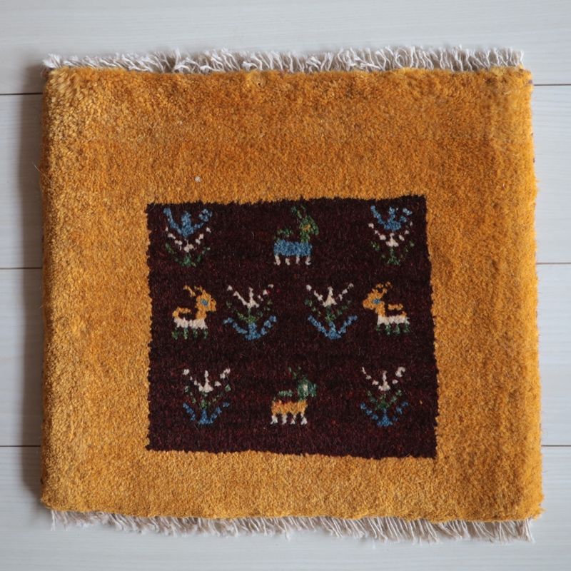 ギャッベ (ラティーフ) 37×41cm（BP-13089） – ギャッベ＆ペルシャ絨毯