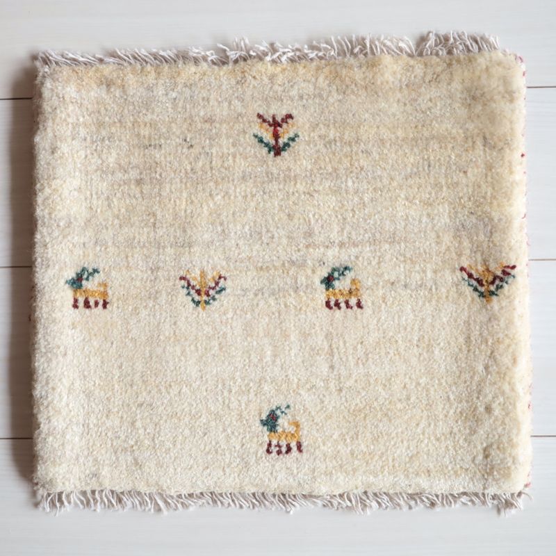 ギャッベ (ラティーフ) 38×43cm（BP-13093） – ギャッベ＆ペルシャ絨毯