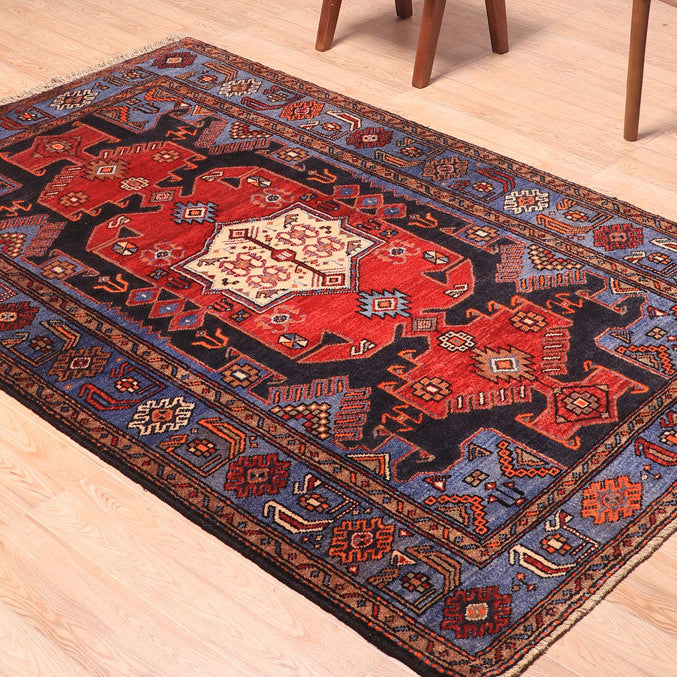 ペルシャ絨毯(イラン産)ハマダン 199×134cm(FL-70147)