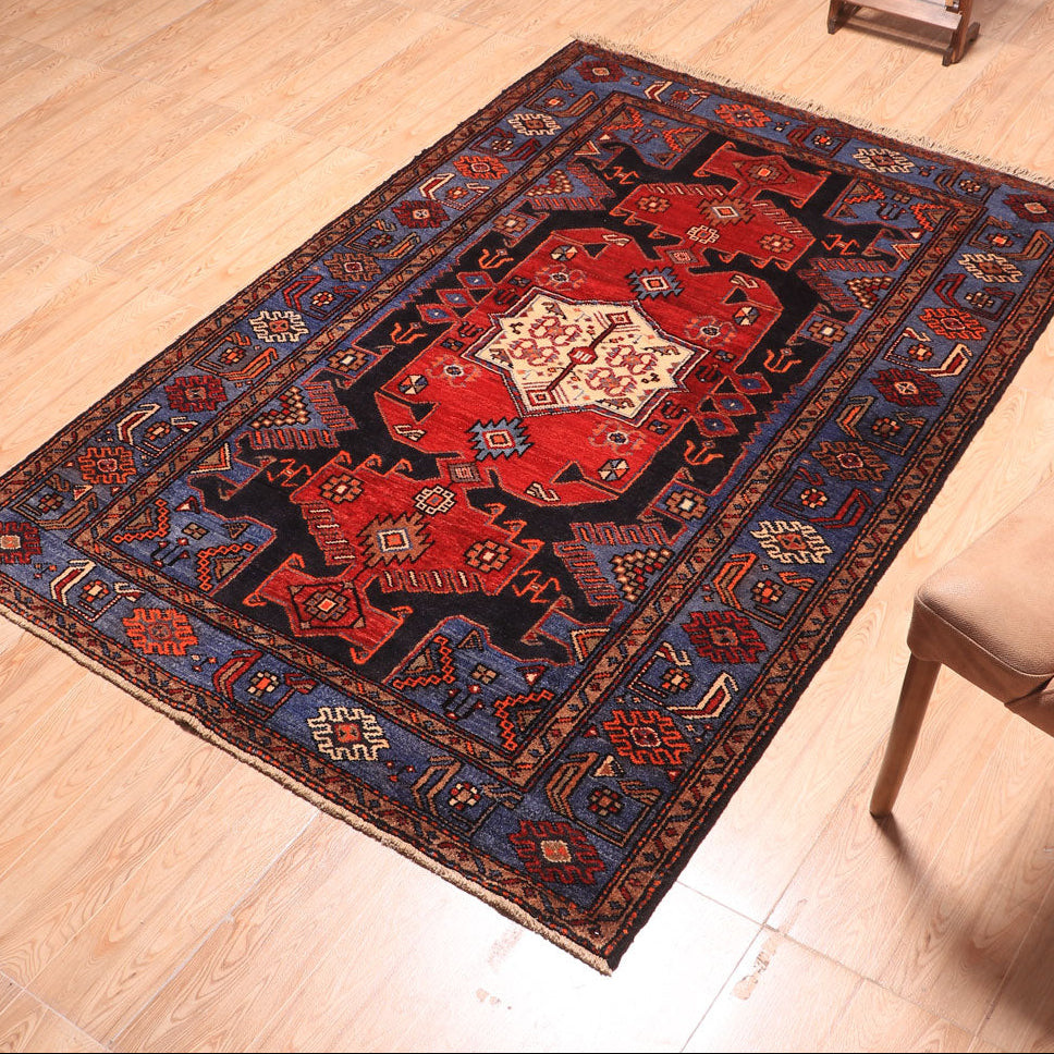 ペルシャ絨毯(イラン産)ハマダン 199×134cm(FL-70147)