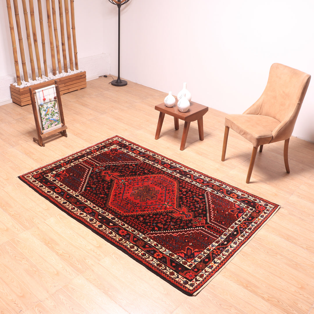 ペルシャ絨毯(イラン産)トゥイセルカーン 187×121cm(FL-70159)