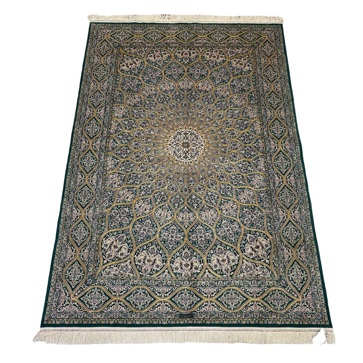 最高級ペルシャ絨毯 (ハビビアン工房) 241×165cm（FL-70362