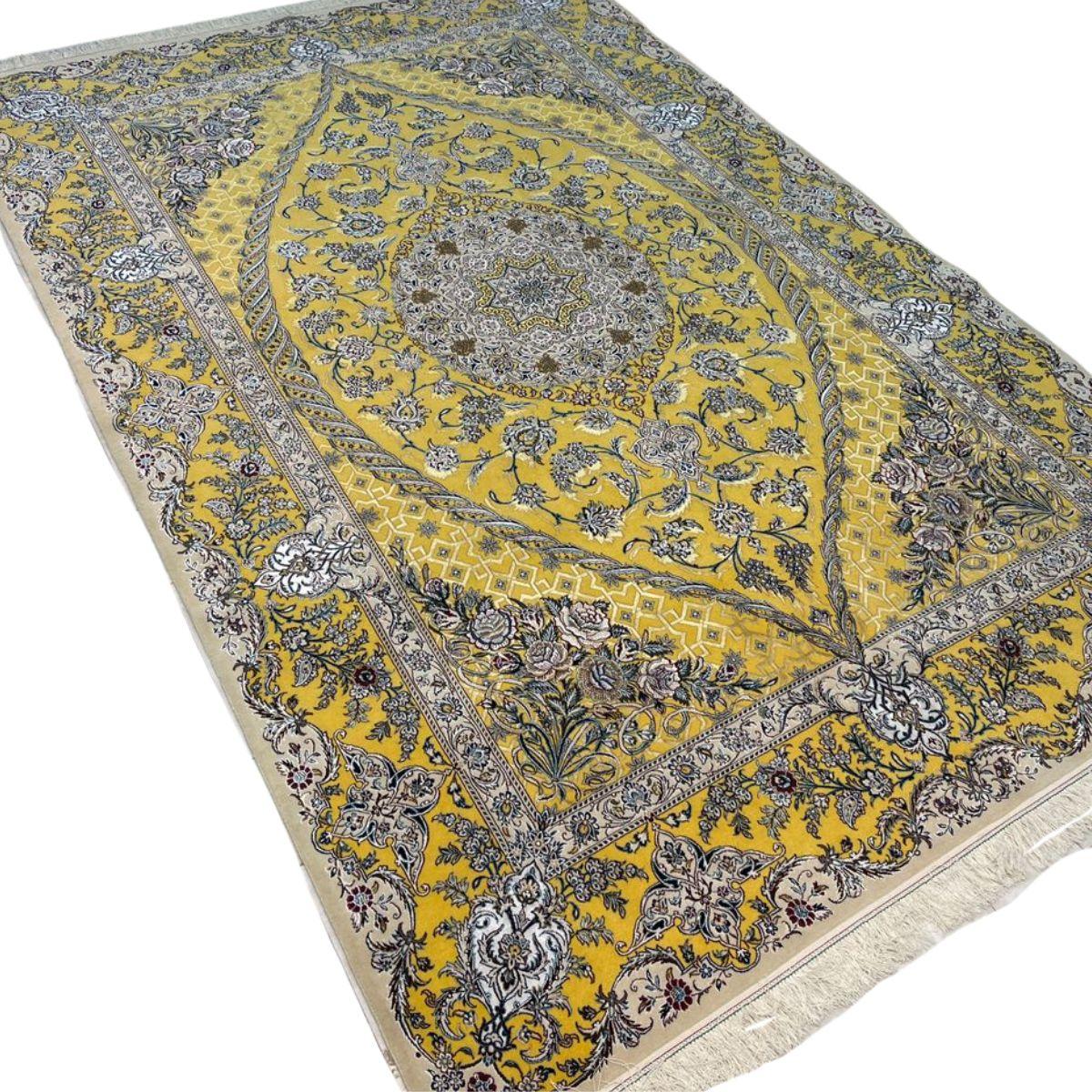 最高級ペルシャ絨毯 (ハビビアン工房) 301×205cm（FL-70370