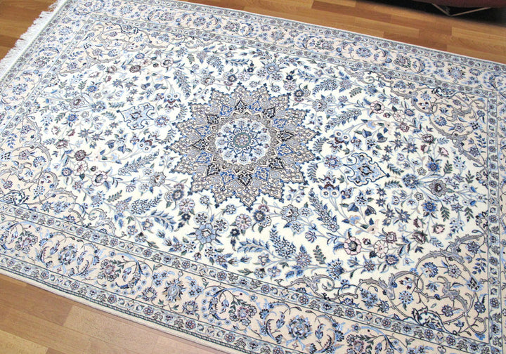 高級ペルシャ絨毯ナイン産ハビビアン工房 237×151cm(FL-72-6)