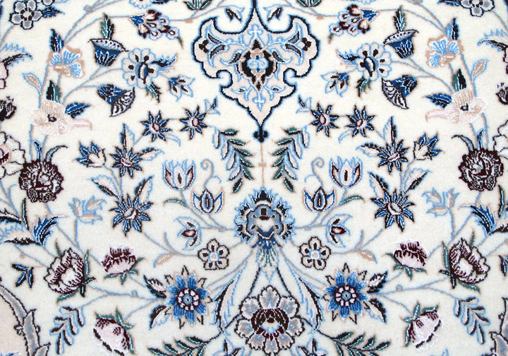 高級ペルシャ絨毯ナイン産ハビビアン工房 237×151cm(FL-72-6)