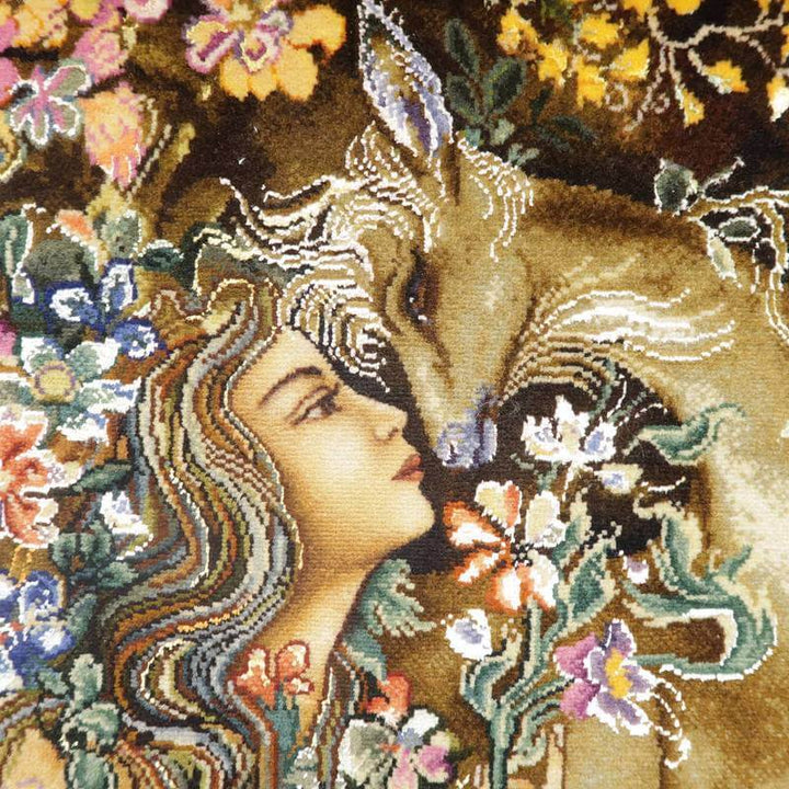 ペルシャ絨毯タブリーズ絵画 125×92cm(FP-8)