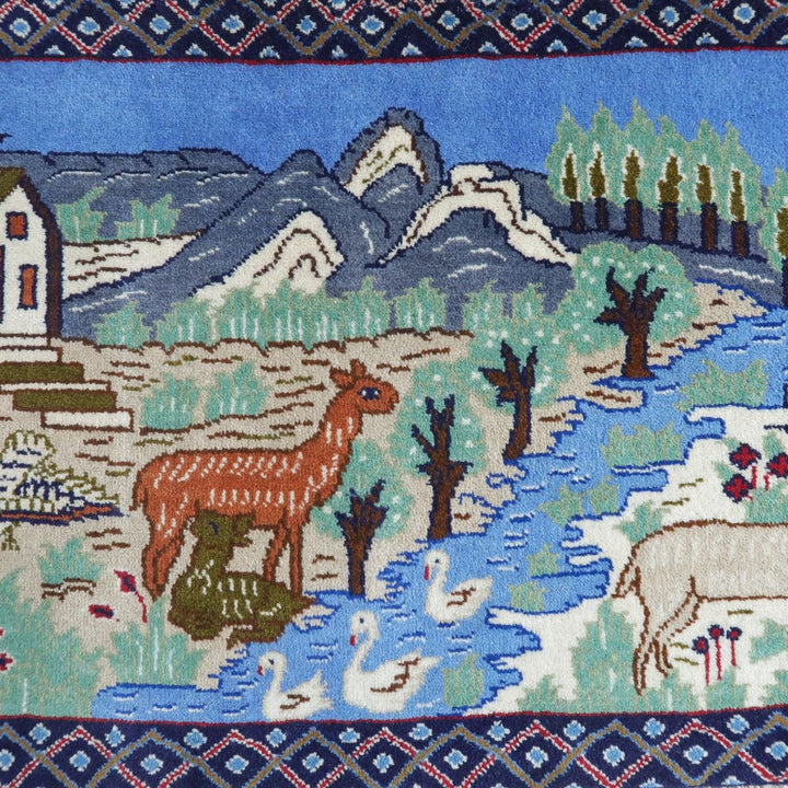 トライバルラグ/シラーズ  56×88cm(FS-11076)