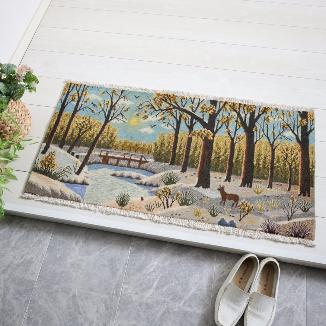 ペルシャ絨毯/シラーズ  52×104cm(FS-12001)