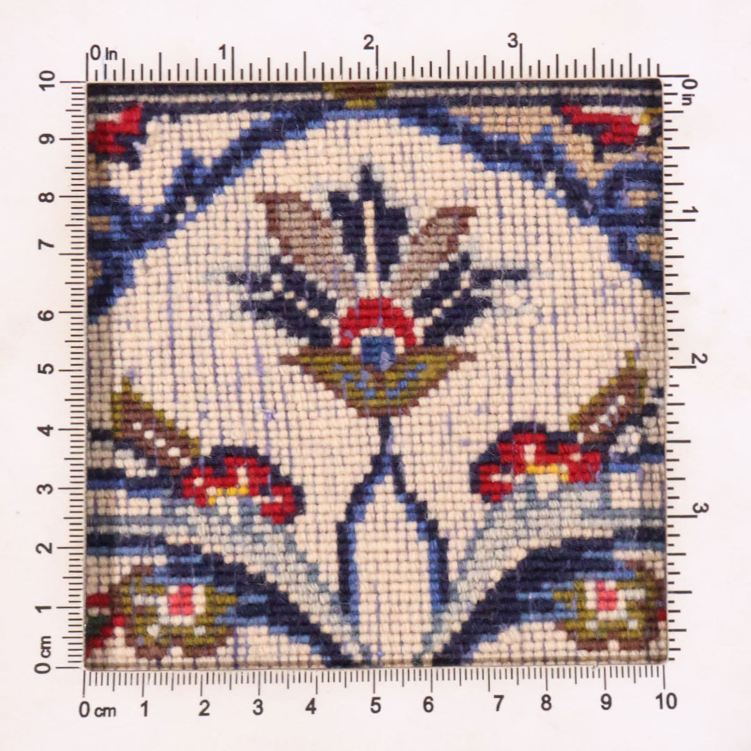 ペルシャ絨毯(イラン産)カーシャーン 93×77cm(FS-70017)