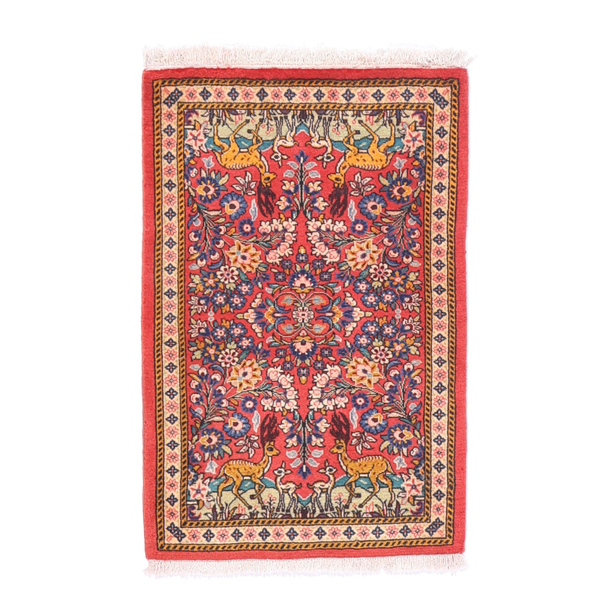 ペルシャ絨毯 (サルーク) 103×69cm（FS-70028） – ギャッベ＆ペルシャ