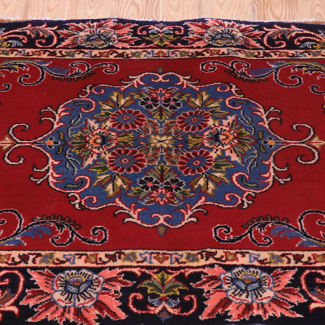 ペルシャ絨毯(イラン産)カーシャーン 91×69cm(FS-70045)