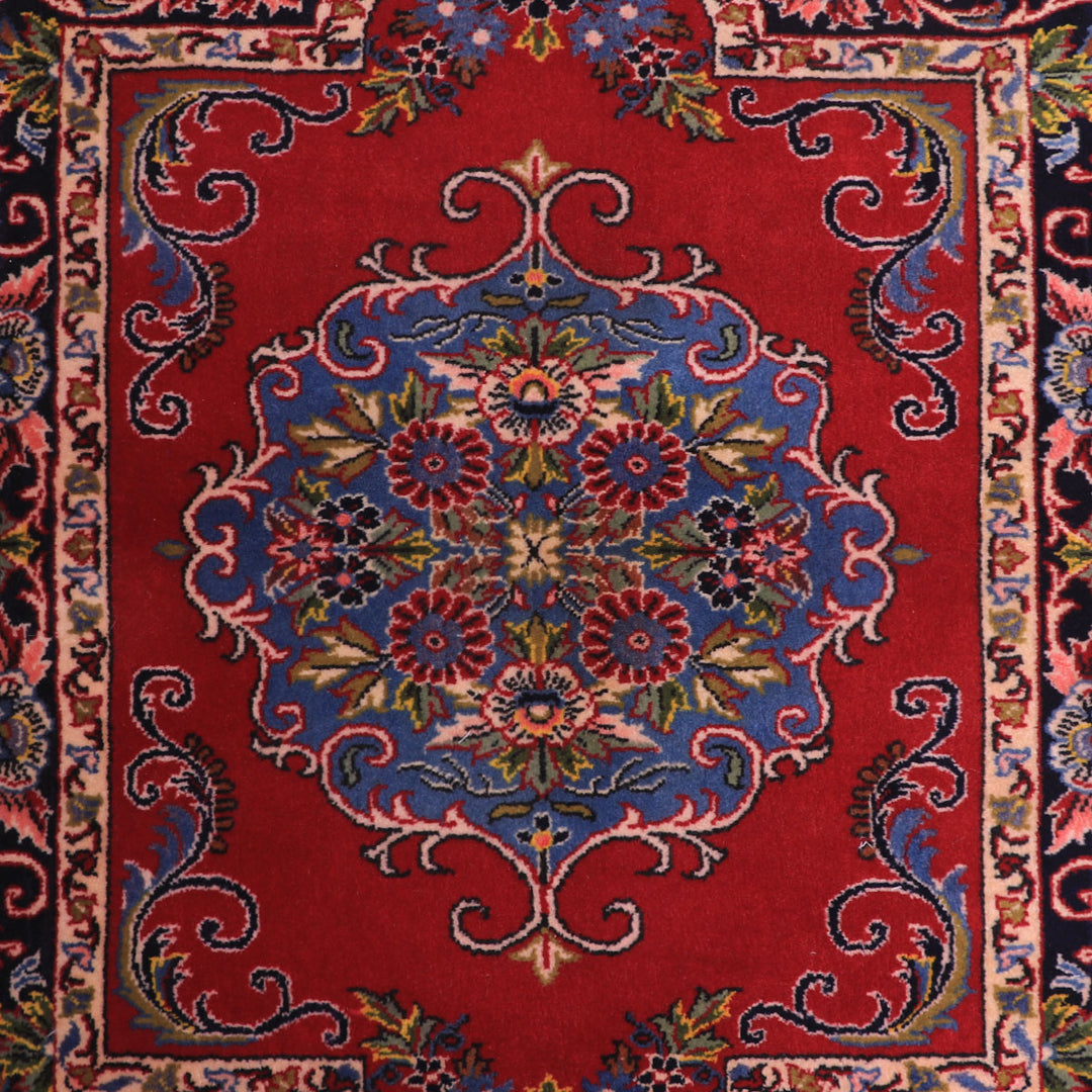 ペルシャ絨毯(イラン産)カーシャーン 91×69cm(FS-70045)
