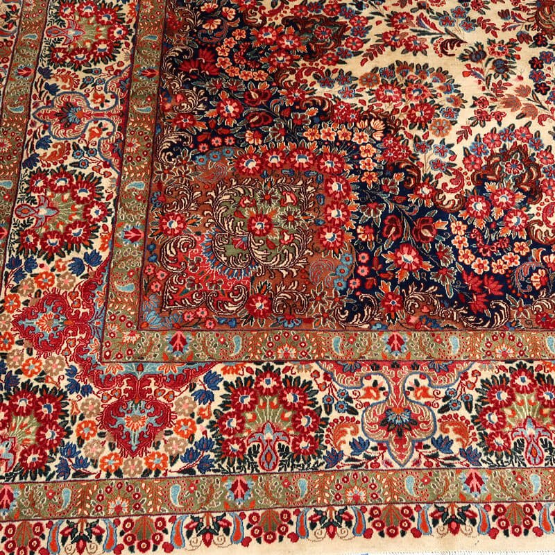 アンティーク・ペルシャ絨毯／ムード 1900年代／384×299cm（FX-22088 