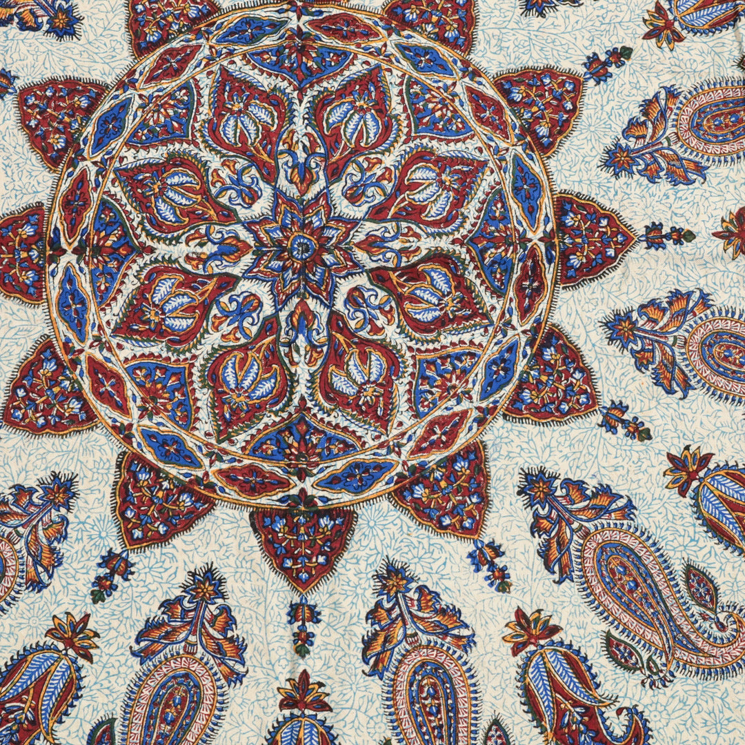 ペルシャ更紗・ガラムカール(イラン手染布) 240×160cm(GC-12272)