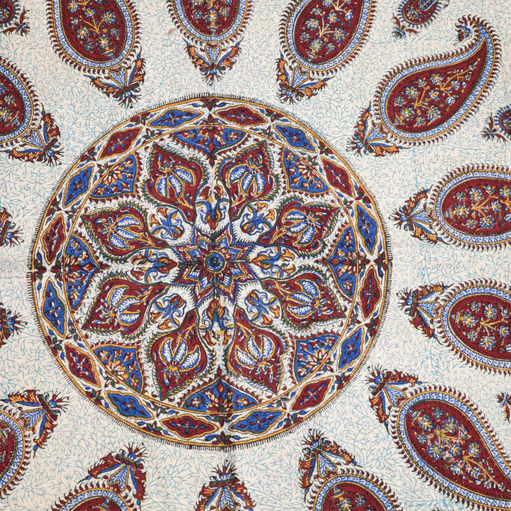 ペルシャ更紗・ガラムカール(イラン手染布) 240×160cm(GC-12273)