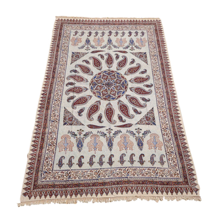 ペルシャ更紗・ガラムカール(イラン手染布) 240×160cm(GC-12273)