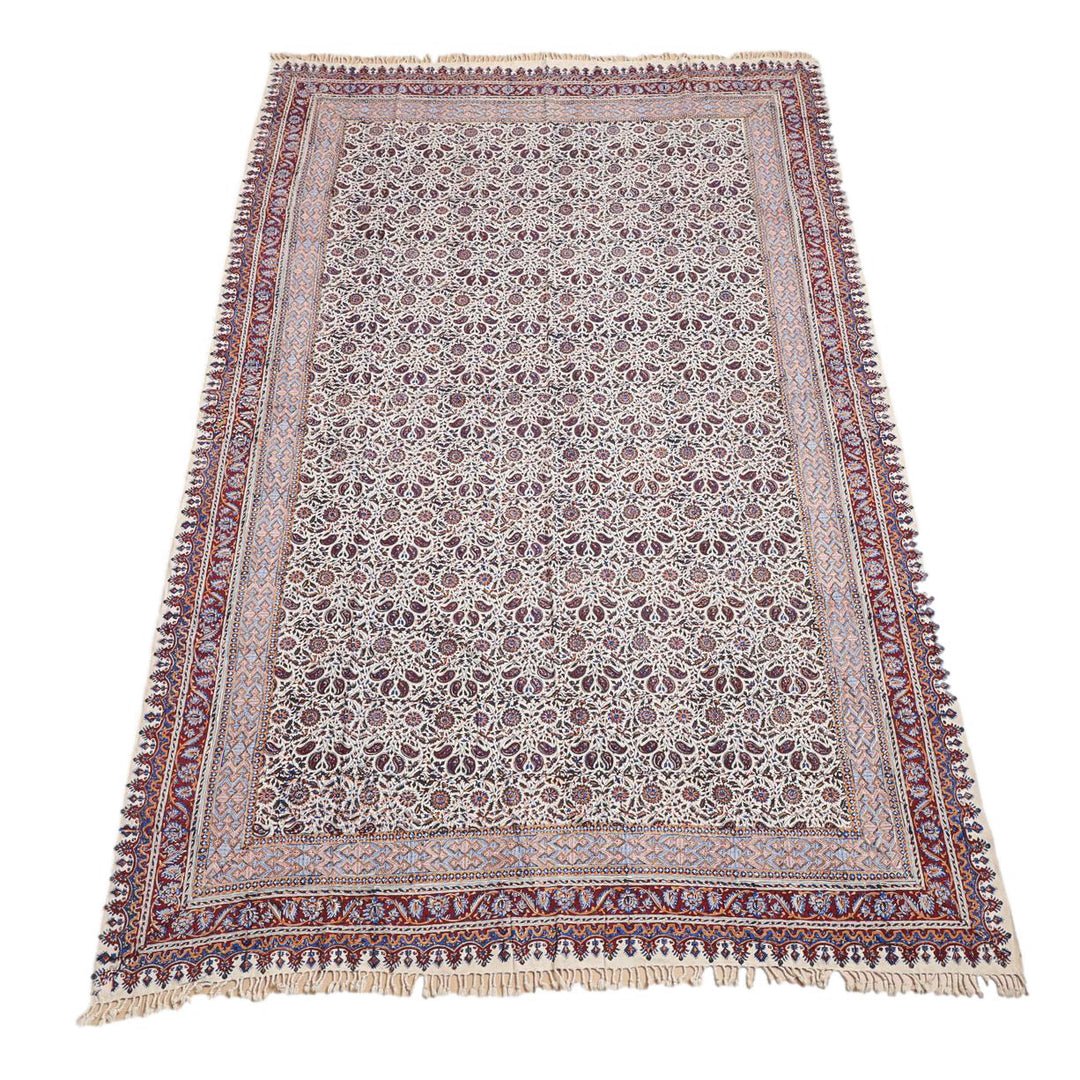 ペルシャ更紗・ガラムカール(イラン手染布) 240×160cm(GC-12274)