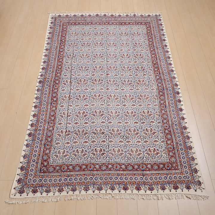 ペルシャ更紗・ガラムカール(イラン手染布) 240×160cm(GC-12278)