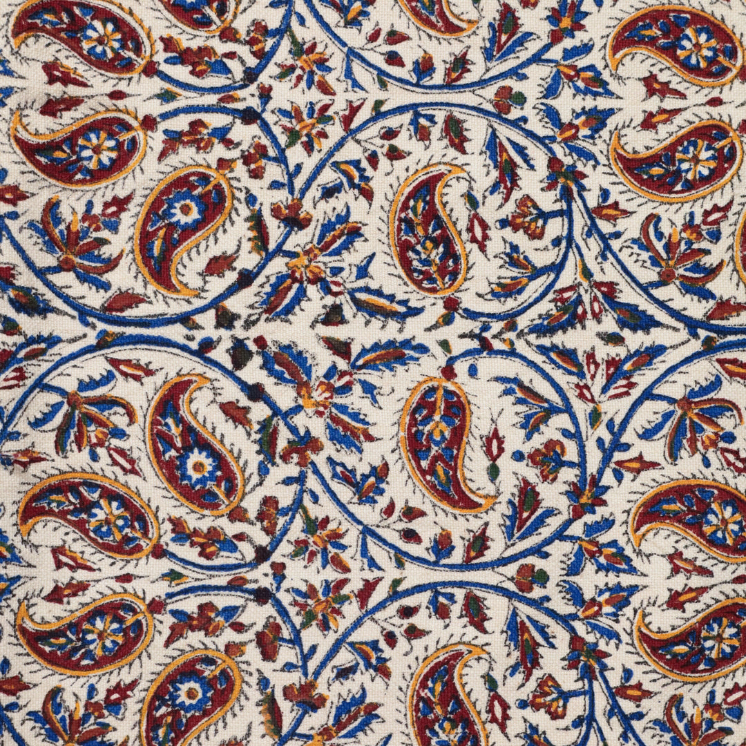 ペルシャ更紗・ガラムカール(イラン手染布) 240×160cm(GC-12278)