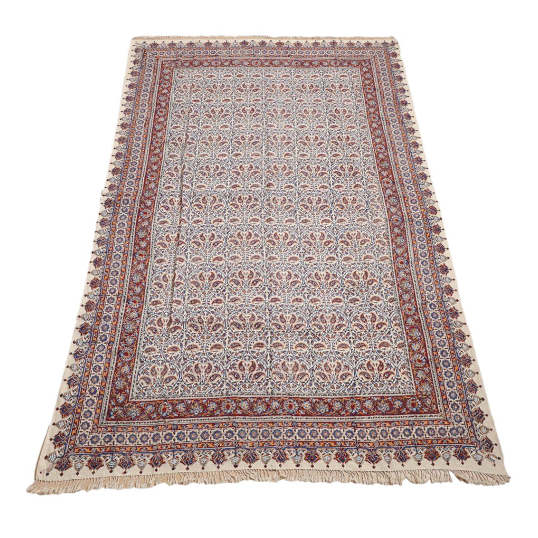 ペルシャ更紗・ガラムカール(イラン手染布) 240×160cm(GC-12278)