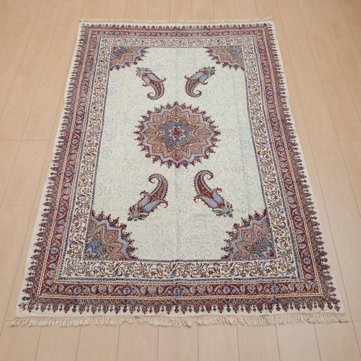 ペルシャ更紗・ガラムカール(イラン手染布) 200×135cm(GC-12604)