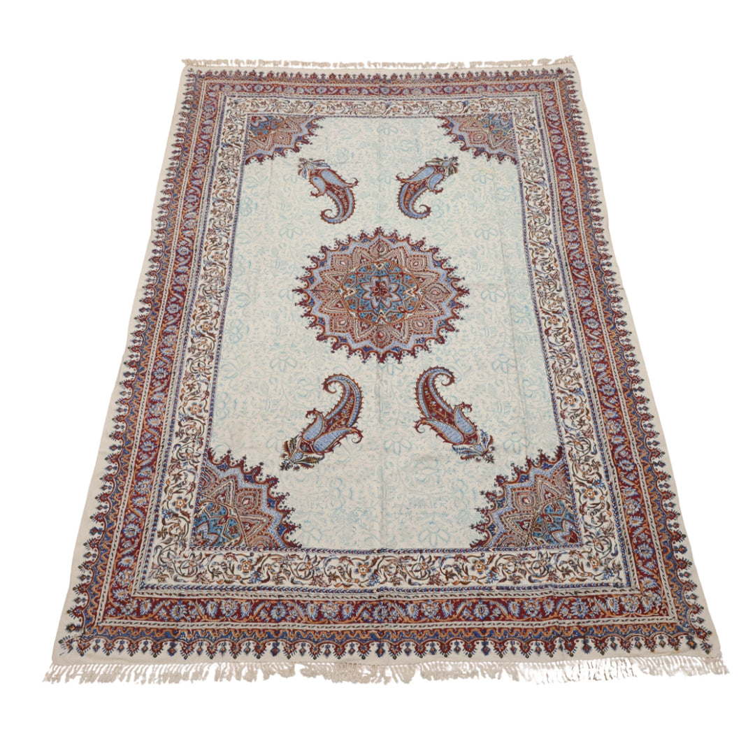 ペルシャ更紗・ガラムカール(イラン手染布) 200×135cm(GC-12604)