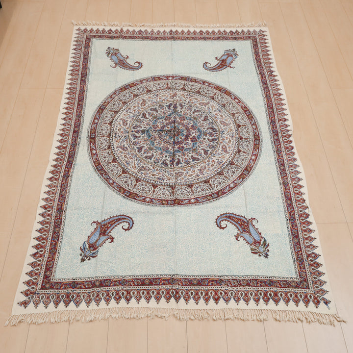 ペルシャ更紗・ガラムカール(イラン手染布) 200×135cm(GC-12605)