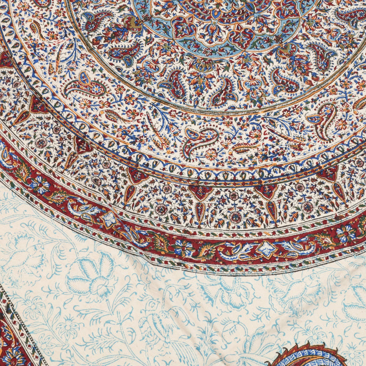 ペルシャ更紗・ガラムカール(イラン手染布) 200×135cm(GC-12606)