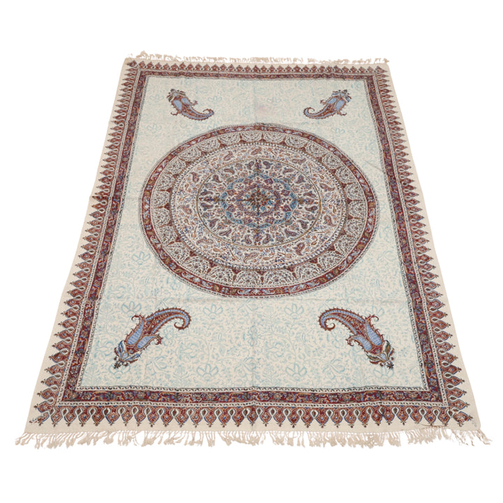 ペルシャ更紗・ガラムカール(イラン手染布) 200×135cm(GC-12606)