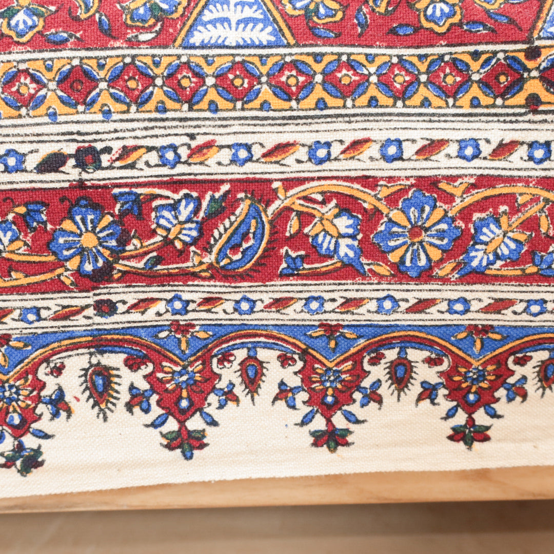 ペルシャ更紗・ガラムカール(イラン手染布) 200×135cm(GC-12608)