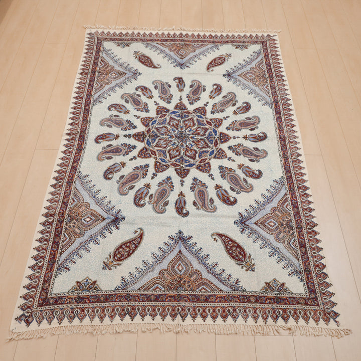 ペルシャ更紗・ガラムカール(イラン手染布) 200×135cm(GC-12609)