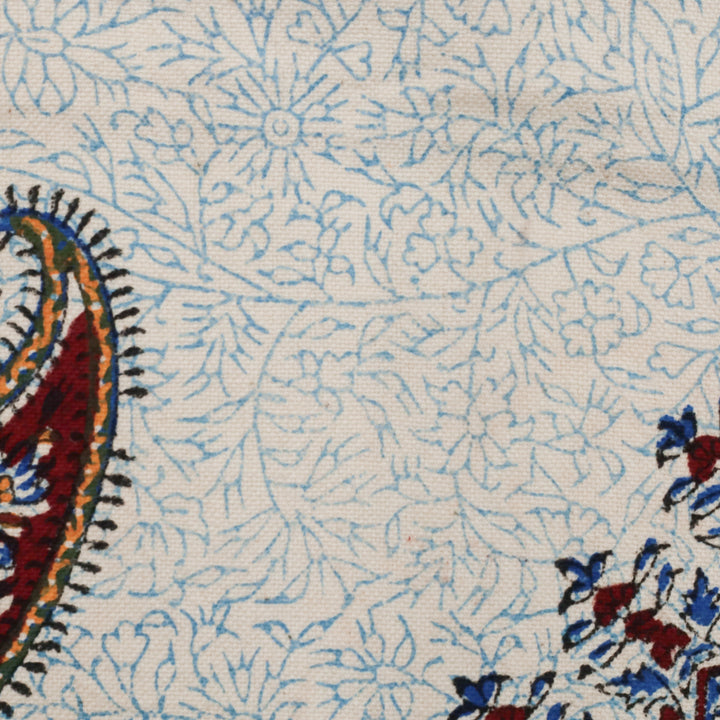 ペルシャ更紗・ガラムカール(イラン手染布) 200×135cm(GC-12609)