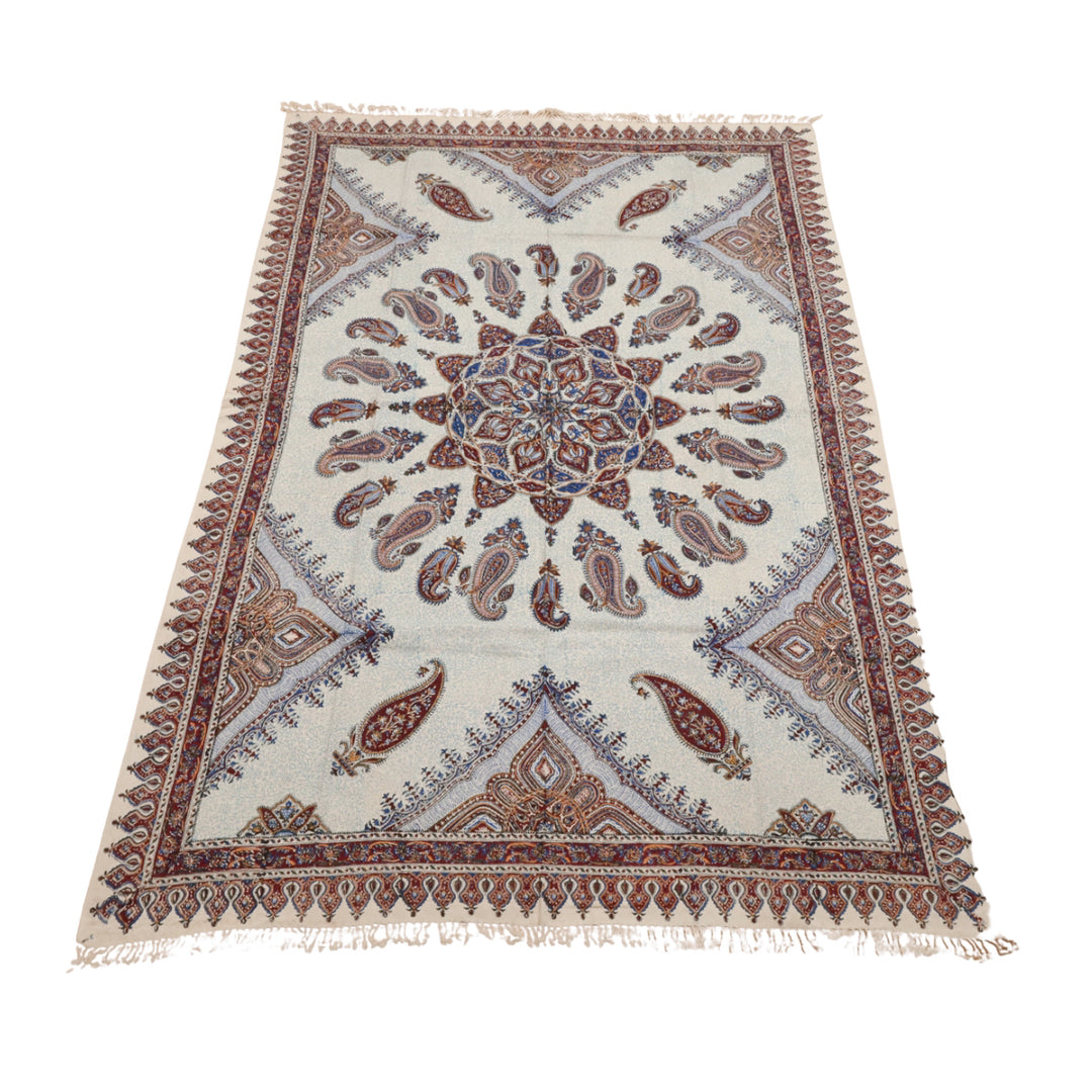 ペルシャ更紗・ガラムカール(イラン手染布) 200×135cm(GC-12609)