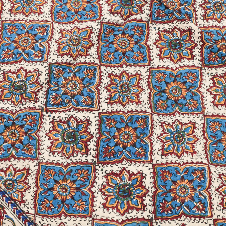 ペルシャ更紗・ガラムカール(イラン手染布) 200×135cm(GC-12610)