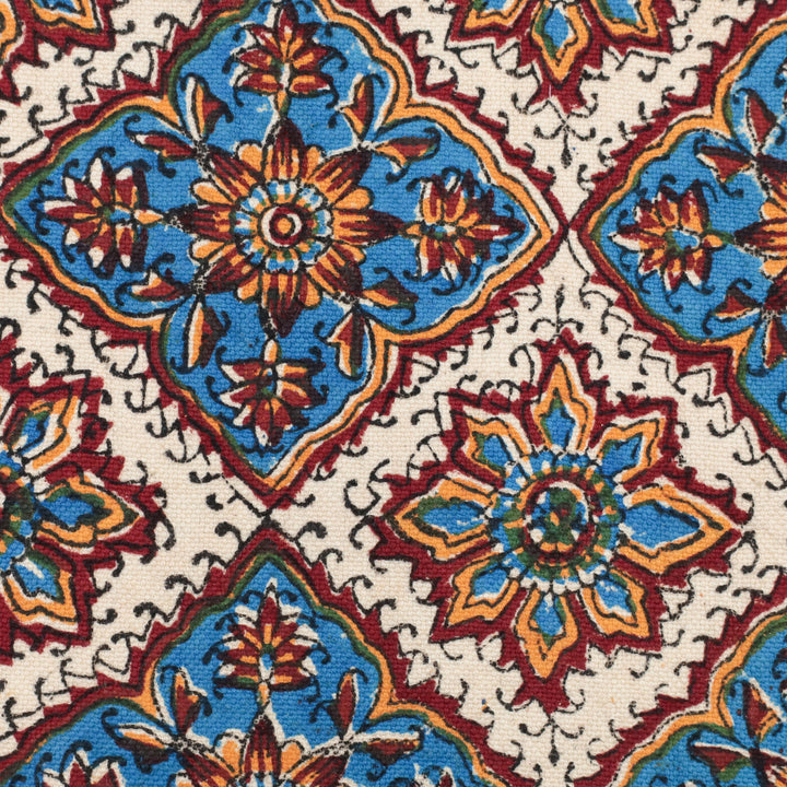 ペルシャ更紗・ガラムカール(イラン手染布) 200×135cm(GC-12610)