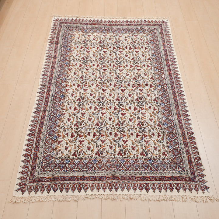 ペルシャ更紗・ガラムカール(イラン手染布) 200×135cm(GC-12611)