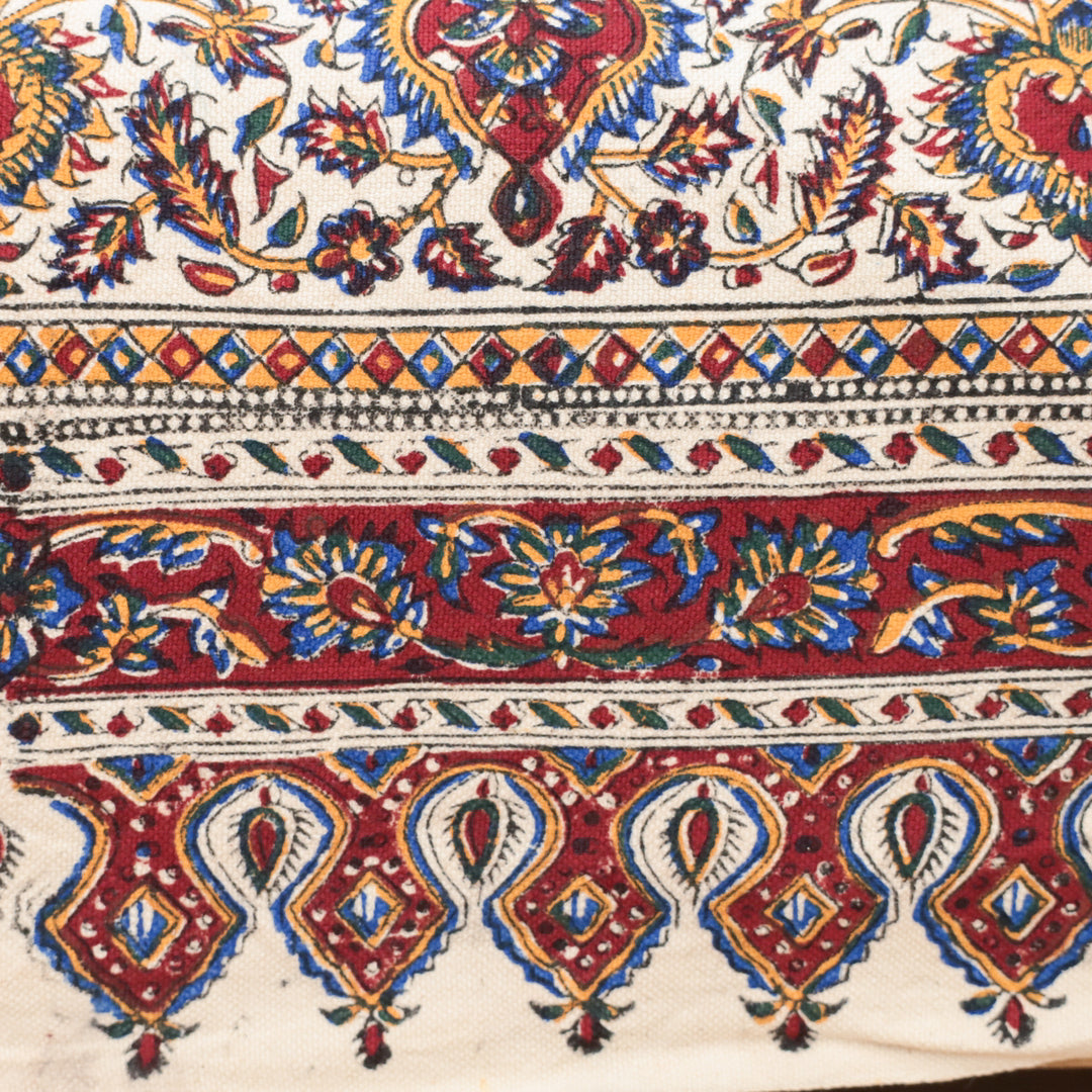 ペルシャ更紗・ガラムカール(イラン手染布) 200×135cm(GC-12612)