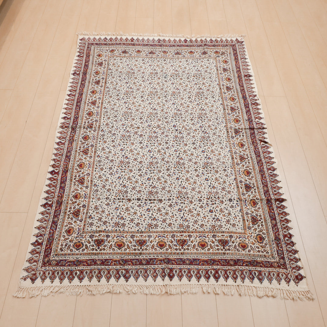 ペルシャ更紗・ガラムカール(イラン手染布) 200×135cm(GC-12612)