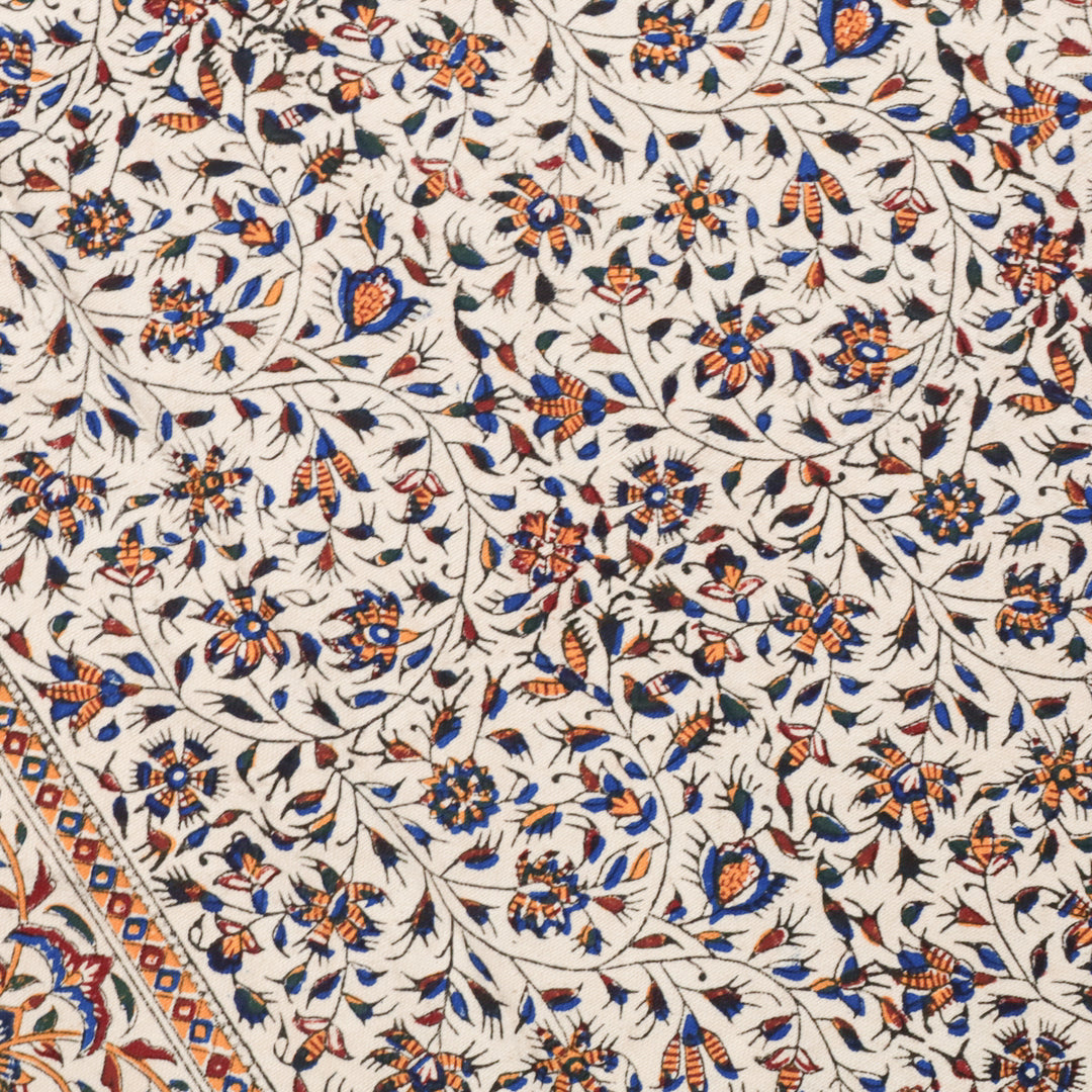 ペルシャ更紗・ガラムカール(イラン手染布) 200×135cm(GC-12612)