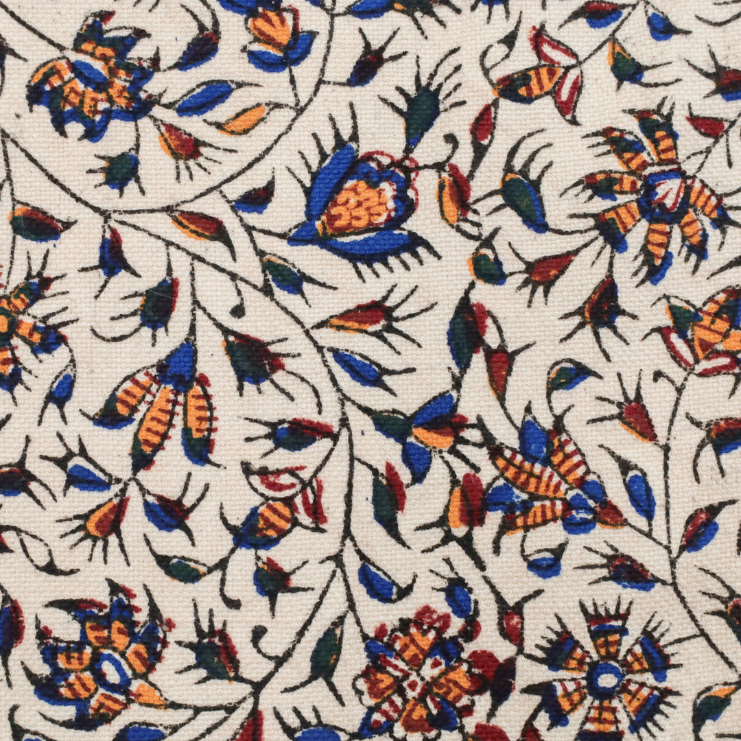 ペルシャ更紗・ガラムカール(イラン手染布) 200×135cm(GC-12612)