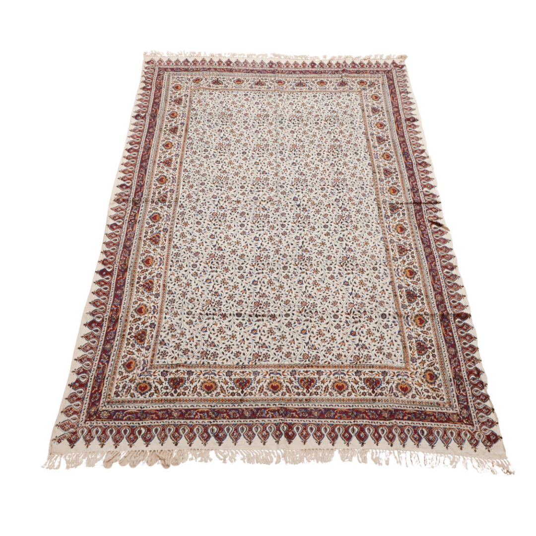 ペルシャ更紗・ガラムカール(イラン手染布) 200×135cm(GC-12612)