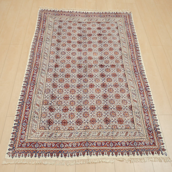 ペルシャ更紗・ガラムカール(イラン手染布) 200×135cm(GC-12614)