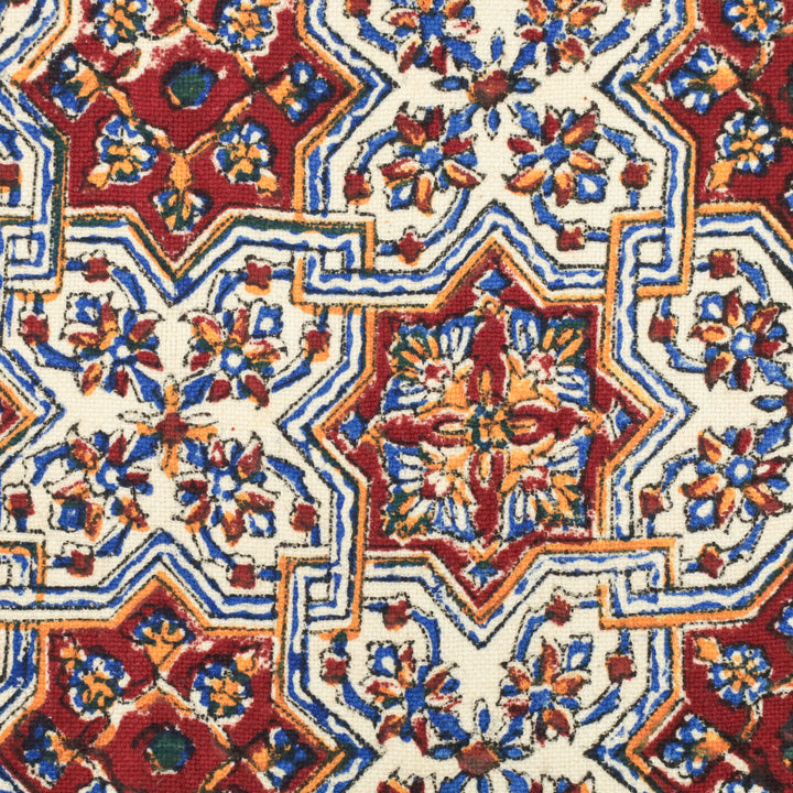 ペルシャ更紗・ガラムカール(イラン手染布) 200×135cm(GC-12614)