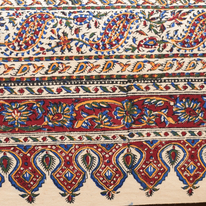 ペルシャ更紗・ガラムカール(イラン手染布) 200×135cm(GC-12615)