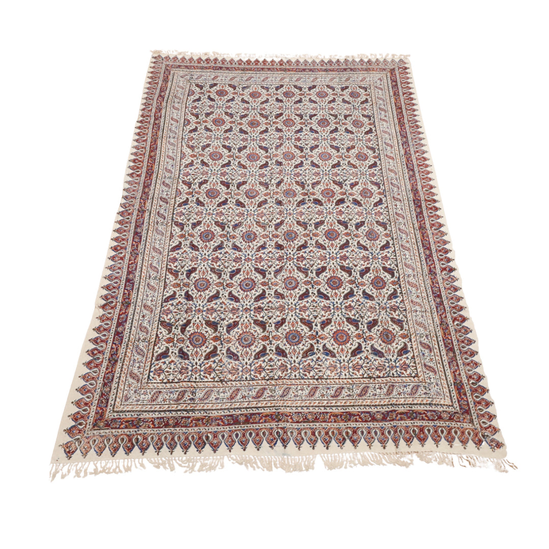 ペルシャ更紗・ガラムカール(イラン手染布) 200×135cm(GC-12615)