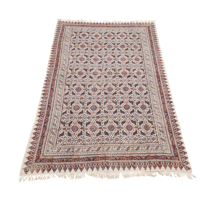 ペルシャ更紗・ガラムカール(イラン手染布) 200×135cm(GC-12615)