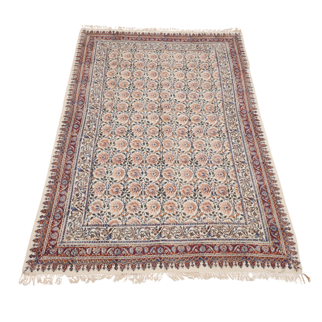 ペルシャ更紗・ガラムカール(イラン手染布) 200×135cm(GC-12616)