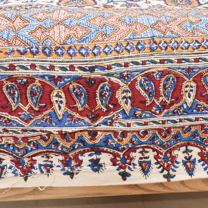 ペルシャ更紗・ガラムカール(イラン手染布) 200×135cm(GC-12617)