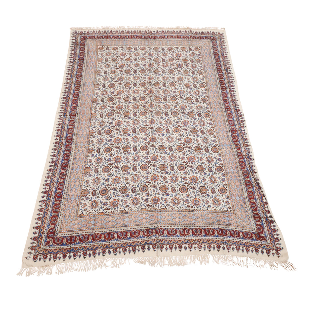 ペルシャ更紗・ガラムカール(イラン手染布) 200×135cm(GC-12617)